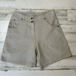 VINTAGE WOOLRICH High Waist Academia Preppy Shorts
